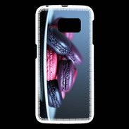 Coque Samsung Galaxy S6 Macaron mauve PR 10