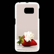 Coque Samsung Galaxy S6 Fraise chantilly PR