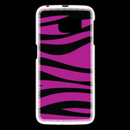Coque Samsung Galaxy S6 zèbre rose & noir
