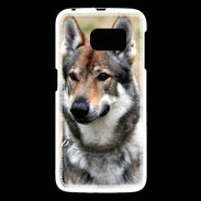 Coque Samsung Galaxy S6 Portrait de chien PB