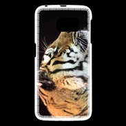 Coque Samsung Galaxy S6 Portrait de tigre PB 1