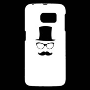 Coque Samsung Galaxy S6 chapeau moustache