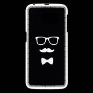 Coque Samsung Galaxy S6 moustache & noeud 1