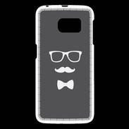 Coque Samsung Galaxy S6 moustache & noeud 2