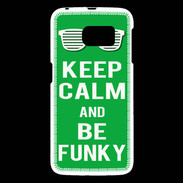 Coque Samsung Galaxy S6 Keep Calm Funky Vert