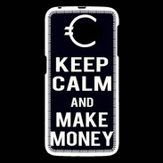 Coque Samsung Galaxy S6 Keep Calm Make money Noir