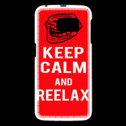 Coque Samsung Galaxy S6 Keep Calm Reelax Rouge