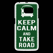 Coque Samsung Galaxy S6 Keep Calm Take road Vert