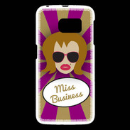 Coque Samsung Galaxy S6 Miss business Rousse