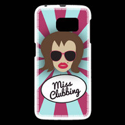 Coque Samsung Galaxy S6 Miss Clubbing Chatain
