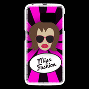 Coque Samsung Galaxy S6 Miss Fashion Chatain