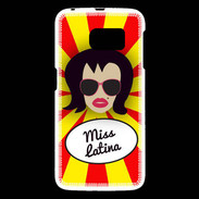 Coque Samsung Galaxy S6 Miss Latina Brune