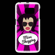 Coque Samsung Galaxy S6 Miss Shopping Brune