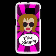 Coque Samsung Galaxy S6 Miss Shopping Rousse