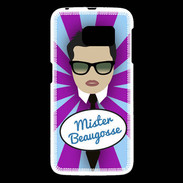 Coque Samsung Galaxy S6 Mister Beau gosse Brun