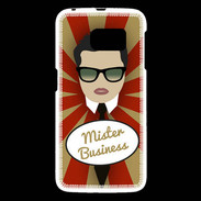 Coque Samsung Galaxy S6 Mister Business Brun