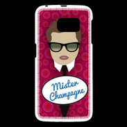 Coque Samsung Galaxy S6 Mister Champagne Chatain