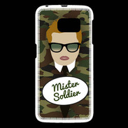 Coque Samsung Galaxy S6 Mister Soldier Roux