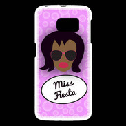 Coque Samsung Galaxy S6 Miss Fiesta Black