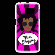 Coque Samsung Galaxy S6 Miss Shopping Black