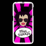 Coque Samsung Galaxy S6 Miss Swag Brune