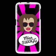 Coque Samsung Galaxy S6 Miss Swag Chatain