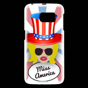 Coque Samsung Galaxy S6 Miss USA Blonde