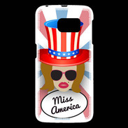 Coque Samsung Galaxy S6 Miss USA Rousse
