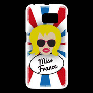 Coque Samsung Galaxy S6 Miss France Blonde