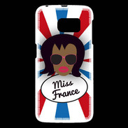 Coque Samsung Galaxy S6 Miss France Black