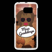 Coque Samsung Galaxy S6 Miss Guadeloupe Black