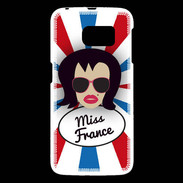 Coque Samsung Galaxy S6 Miss France Brune