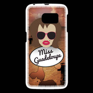 Coque Samsung Galaxy S6 Miss Guadeloupe Chatain