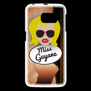 Coque Samsung Galaxy S6 Miss Guyane Blonde