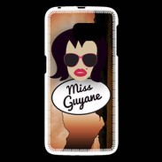 Coque Samsung Galaxy S6 Miss Guyane Brune