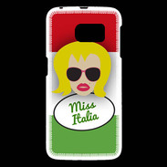 Coque Samsung Galaxy S6 Miss Italie Blonde