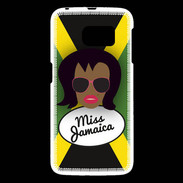 Coque Samsung Galaxy S6 Miss Jamaica Black