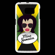 Coque Samsung Galaxy S6 Miss Jamaica Brune