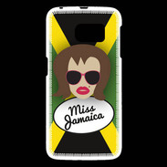 Coque Samsung Galaxy S6 Miss Jamaica Chatain