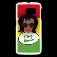 Coque Samsung Galaxy S6 Miss Rasta Black