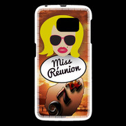 Coque Samsung Galaxy S6 Miss Réunion Blonde