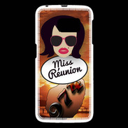 Coque Samsung Galaxy S6 Miss Réunion Brune