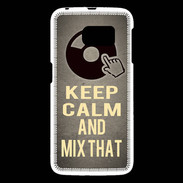 Coque Samsung Galaxy S6 Keep calm and Mix That Gris