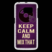 Coque Samsung Galaxy S6 Keep Calm and Mix That Violet