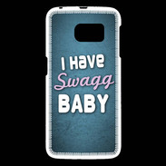 Coque Samsung Galaxy S6 I have Swag bleu ZG