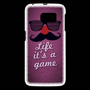 Coque Samsung Galaxy S6 Life It's a game Rose ZG