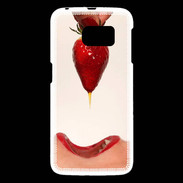 Coque Samsung Galaxy S6 Plaisir et fraise PR20
