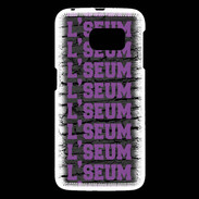 Coque Samsung Galaxy S6 L'seum violet