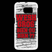 Coque Samsung Galaxy S6 Wesh Gros Rouge