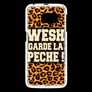 Coque Samsung Galaxy S6 Wesh garde la pèche Léopard